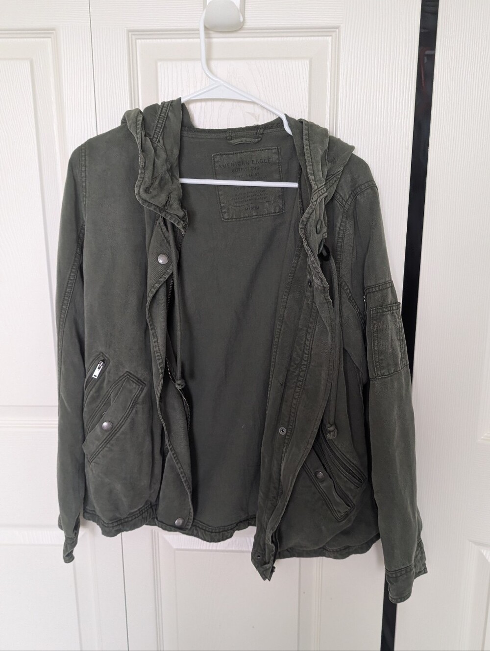 American Eagle Outfitters Army Green Jacket
